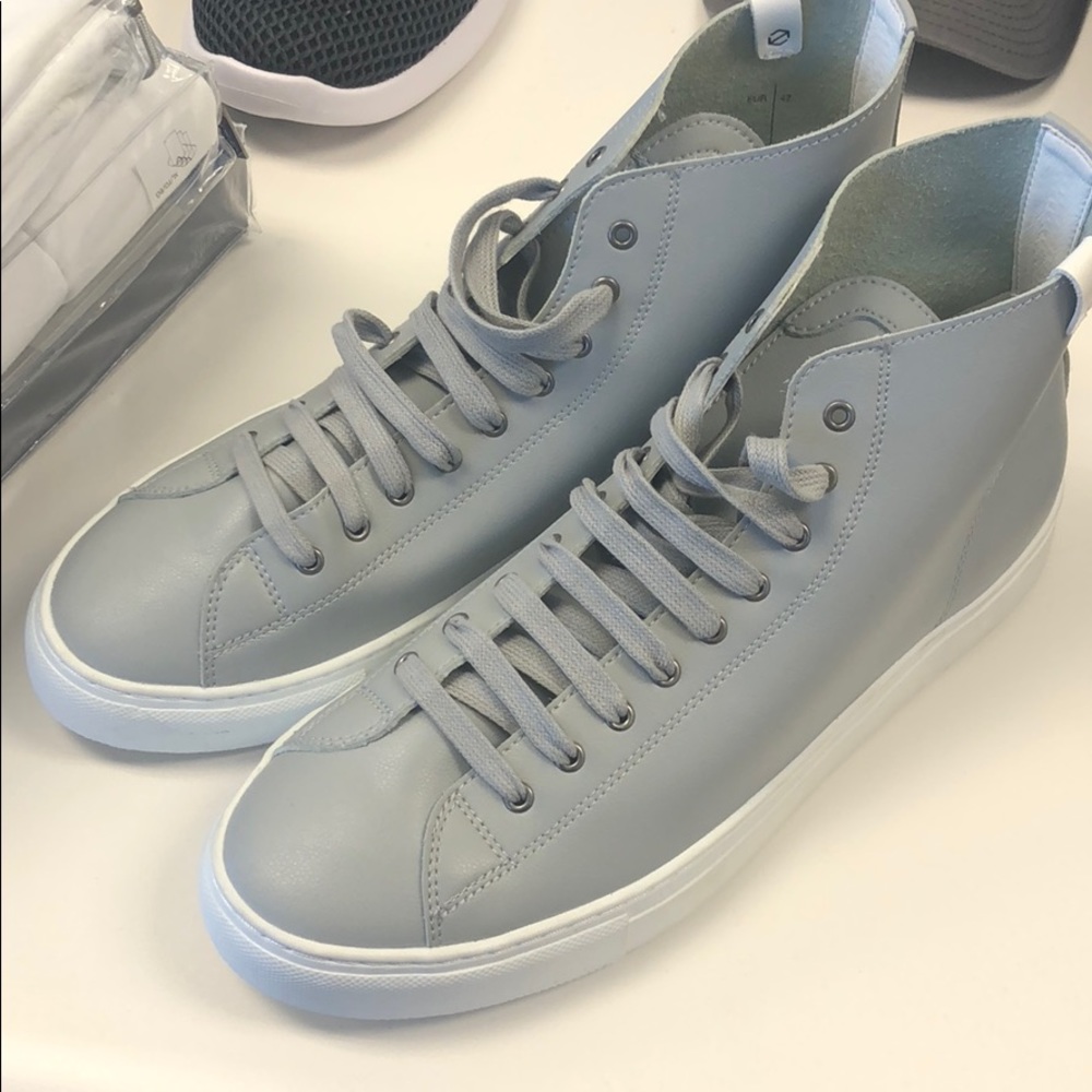 House of future leather lace up sneakers